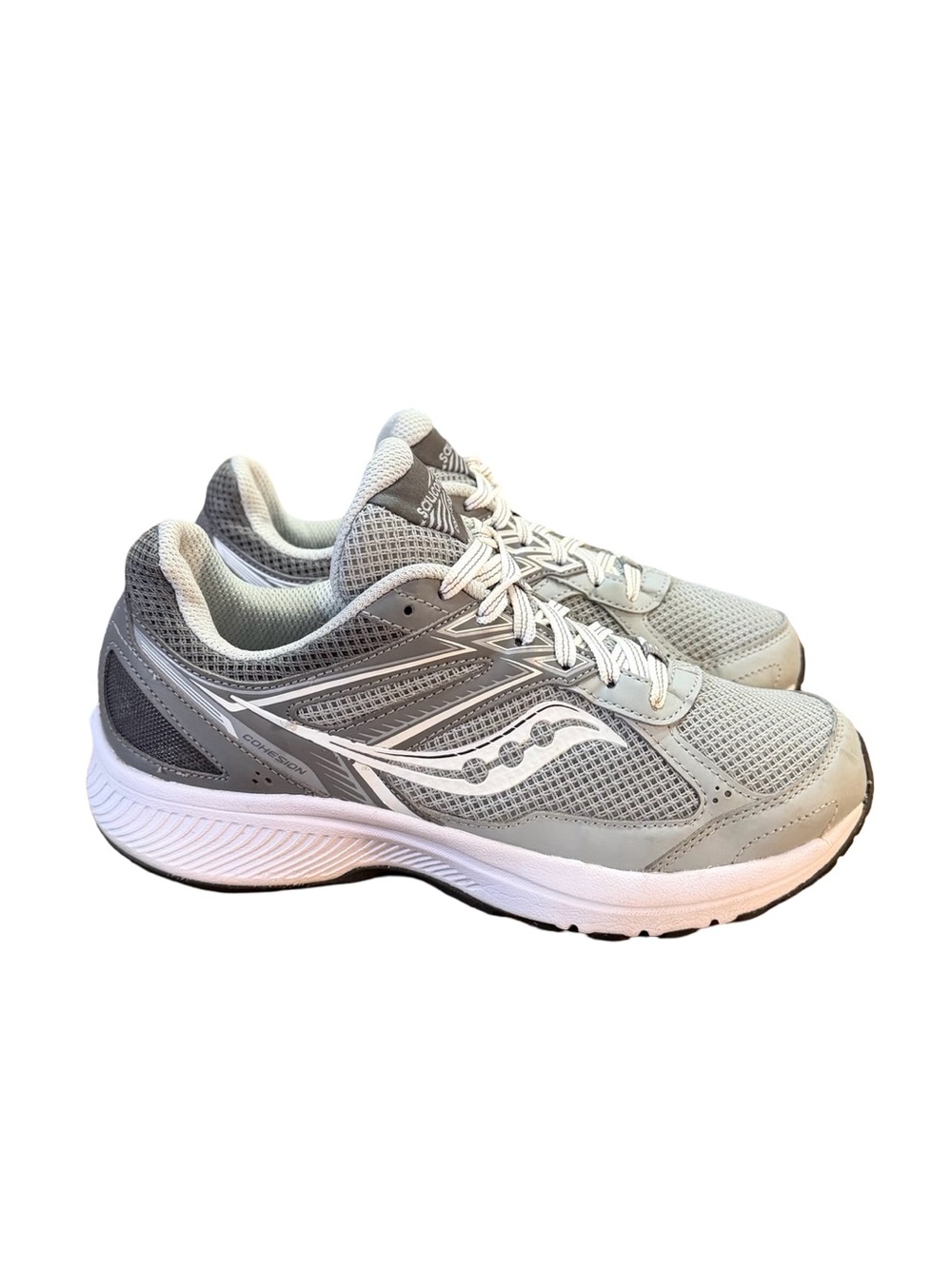 Saucony Cohesion TR9 Running Shoes Gray/White Women’s Size 7